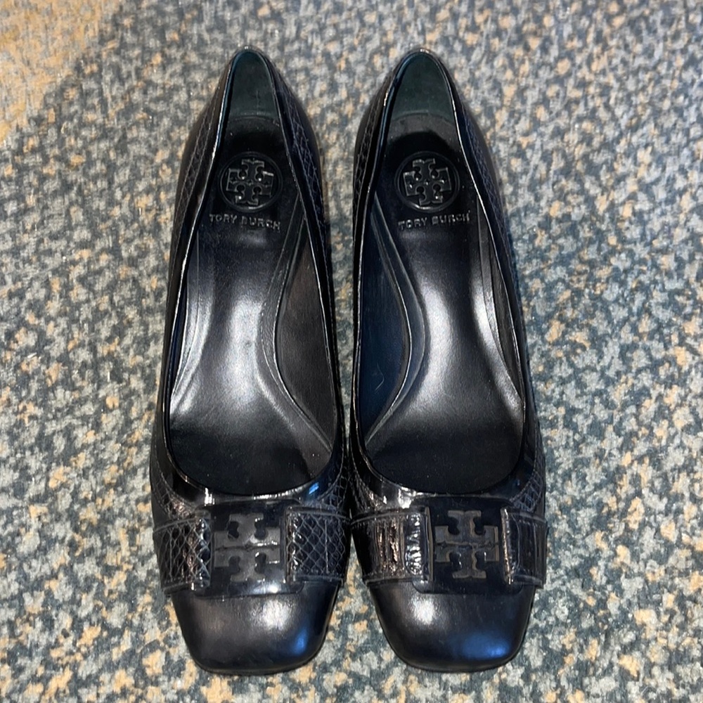 Tory Burch, Rita block heel/Size 8.5./ in brand new condition